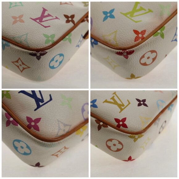 LOUIS VUITTON Monogram Multicolor Lift Shoulder Bag White M40055 LV Auth 128929A - Picture 14 of 16